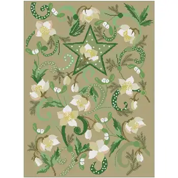 

Christmas flower patterns Counted Cross Stitch 11CT 14CT DIY Chinese Cross Stitch Kits Embroidery Needlework Sets home decor