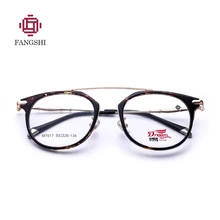 Женские очки TR90, оправа из сплава, оптическая круглая оправа, близорукость, Ретро стиль, прозрачные очки по рецепту, оправа# M7017
