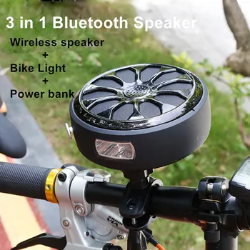 

Waterproof Wireless Speaker Portable Bluetooth Speaker with Flashlight Power Bank Charger Loudspeaker Subwoof Hifi Music Speaker
