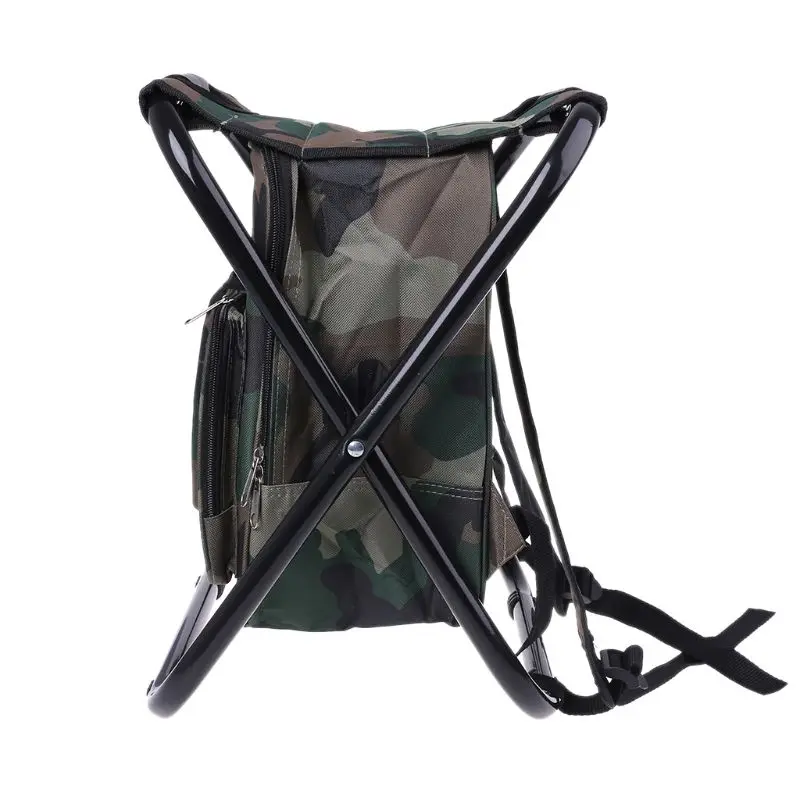 Рюкзак кулер стул-компактный портативный складной стул-идеально подходит для мероприятий на открытом воздухе, пикника, путешествий, пеших прогулок, кемпинга, и
