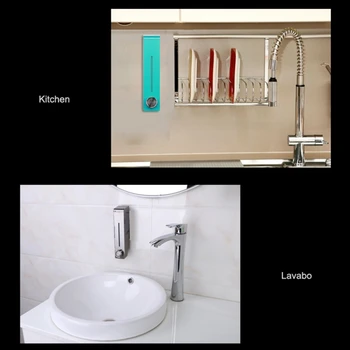 

Bathroom Punch-free Single-head Liquid Soap Dispenser Shampoo Shower Gel Liquid Soap Dispenser Wall-mounted