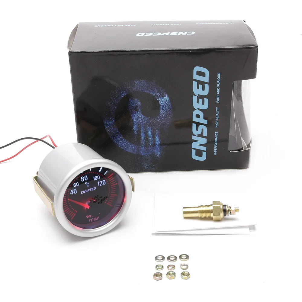 CNSPEED 12 В 2 ''52 мм автоматический датчик температуры воды 40-120C Универсальный дымовой объектив с датчиком температуры воды Автомобильный датчик
