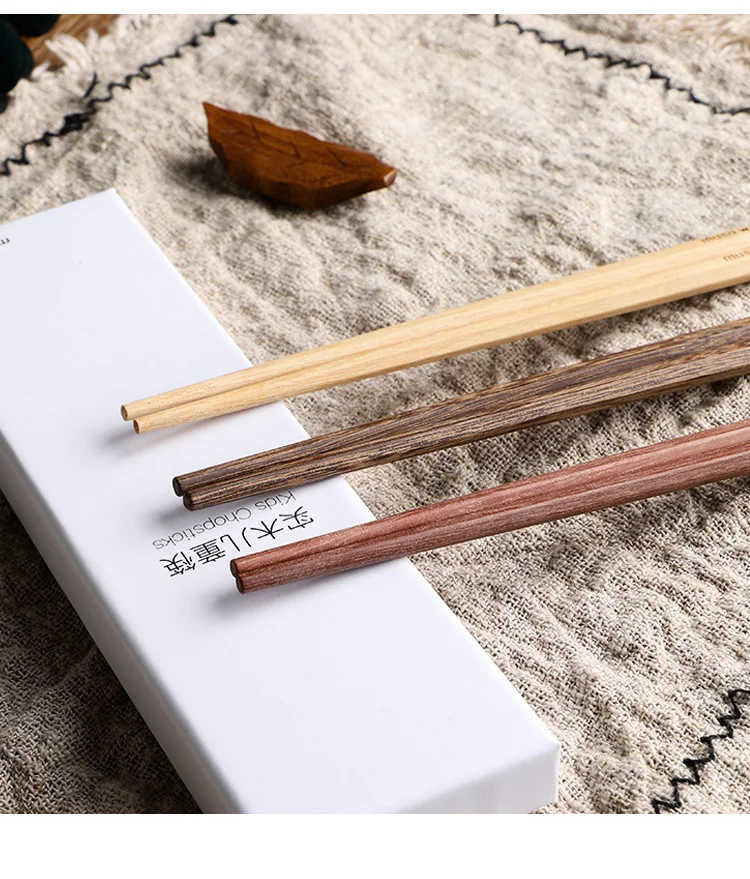 Мусовуд 18 см детские палочки для еды дети твердой древесины Wooden деревянные палочки для еды