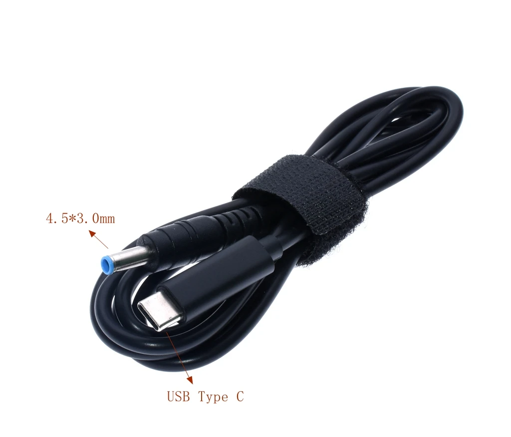 USB Type C PD адаптер питания конвертер в 4 5*3 0 Dc разъем зарядный кабель шнур для HP Stream 11