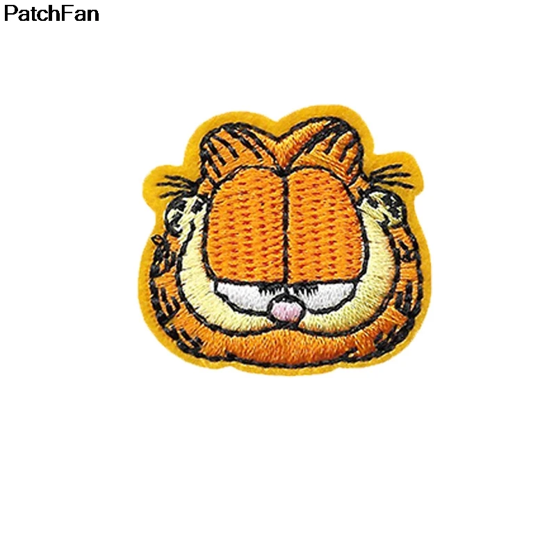 style 7 Patchfan мультяшная кошка аппликация нашивки Животные наклейки diy швейная Джерси одежда para куртка значки железо на t-shir A2570 - Цвет: style 7
