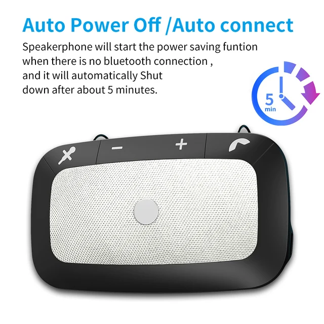 Auto Wireless Audio Receiver Freisprecheinrichtung Sonnenblende MP3 Player  Voice Unterstützung Bluetooth-kompatibel 5,1 Fahrzeug Kit  Freisprecheinrichtung - AliExpress