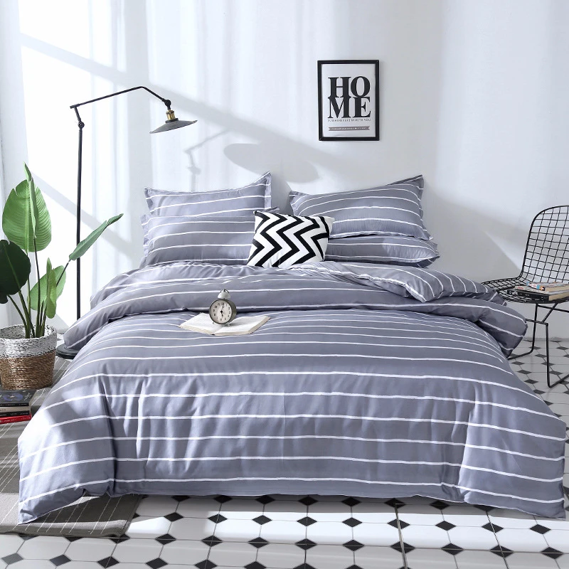 Color 14 New Fashion Creative Duvet Cover Sheet Pillowcase Bedding Set Adult Kid Child Soft Cotton Bed Linen 1.2m 1.35m 1.5m 1.8m 2m 2.2m - Color: Color 14