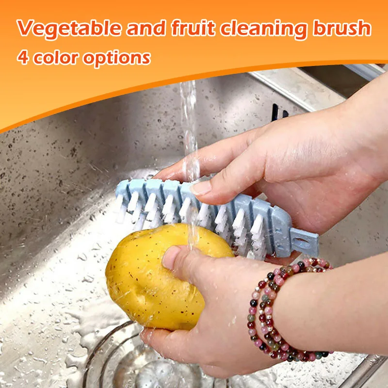 New Hot Fruit Vegetable Cleaning Brush Potato Carrots Salad Cleaner