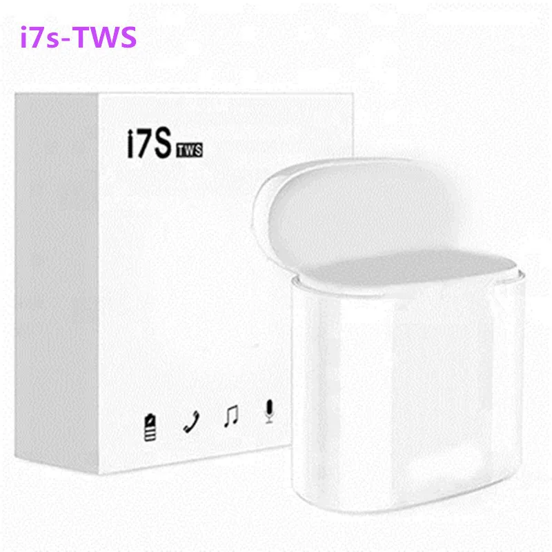 I7s новые TWS Bluetooth V5 EDR гарнитура Twins Беспроводные с зарядным боксом стерео