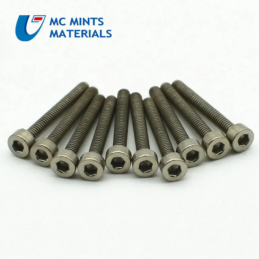 M2 x4 5 6 8 10 12 15 20 мм Ti Болт титановый болт разъем колонки Ti цвет не полированный класс 2 титановый винт Ti крепеж