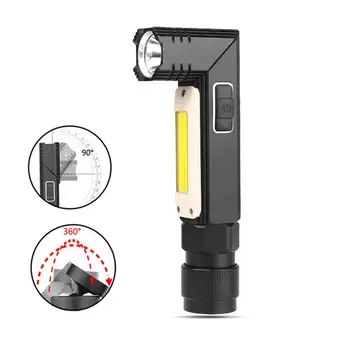 

Rechargeable LED Inspection Light Portable USB Work Lamp Rotatable Flashlight with Swivel Magnetic Base for Outdoor Car Truck