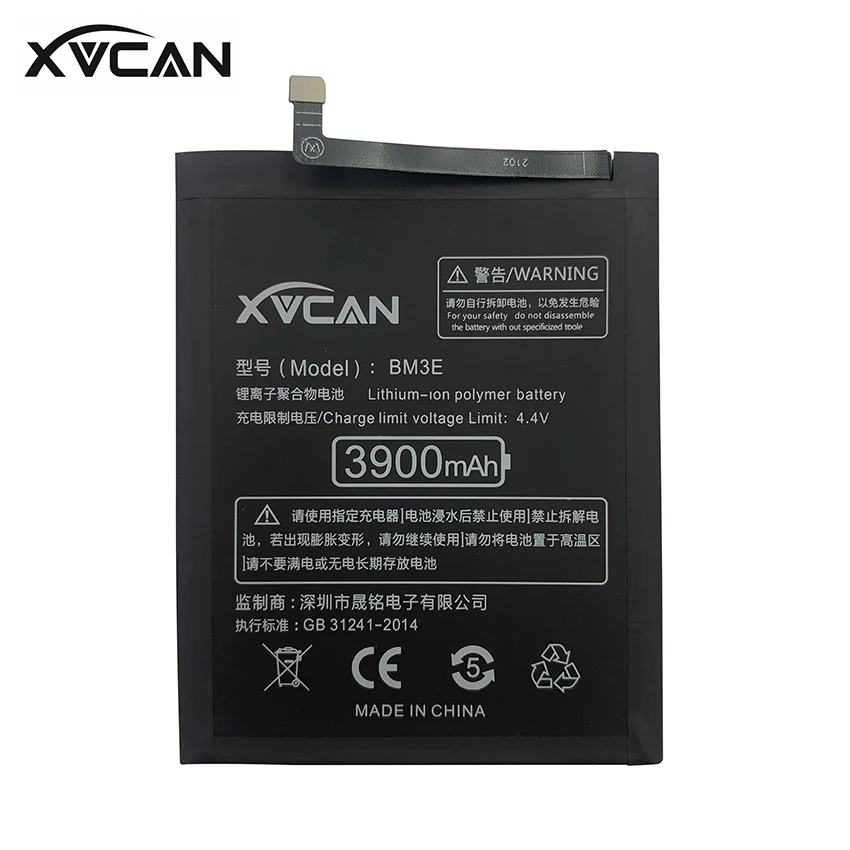 moto mobile battery Original XVCAN Phone Battery BM3E For Xiaomi Xiaomi8 Mi 8 Mi8 M8 Real 3900mAh High Capacity Replacement Batteria nokia 6300 battery