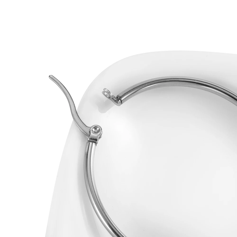 15-50mm Stainless Steel Earrings Open Earring Hooks Base Ear Ring Drops DIY Dangle Earring Jewelry Making Accessories 10-50Pcs