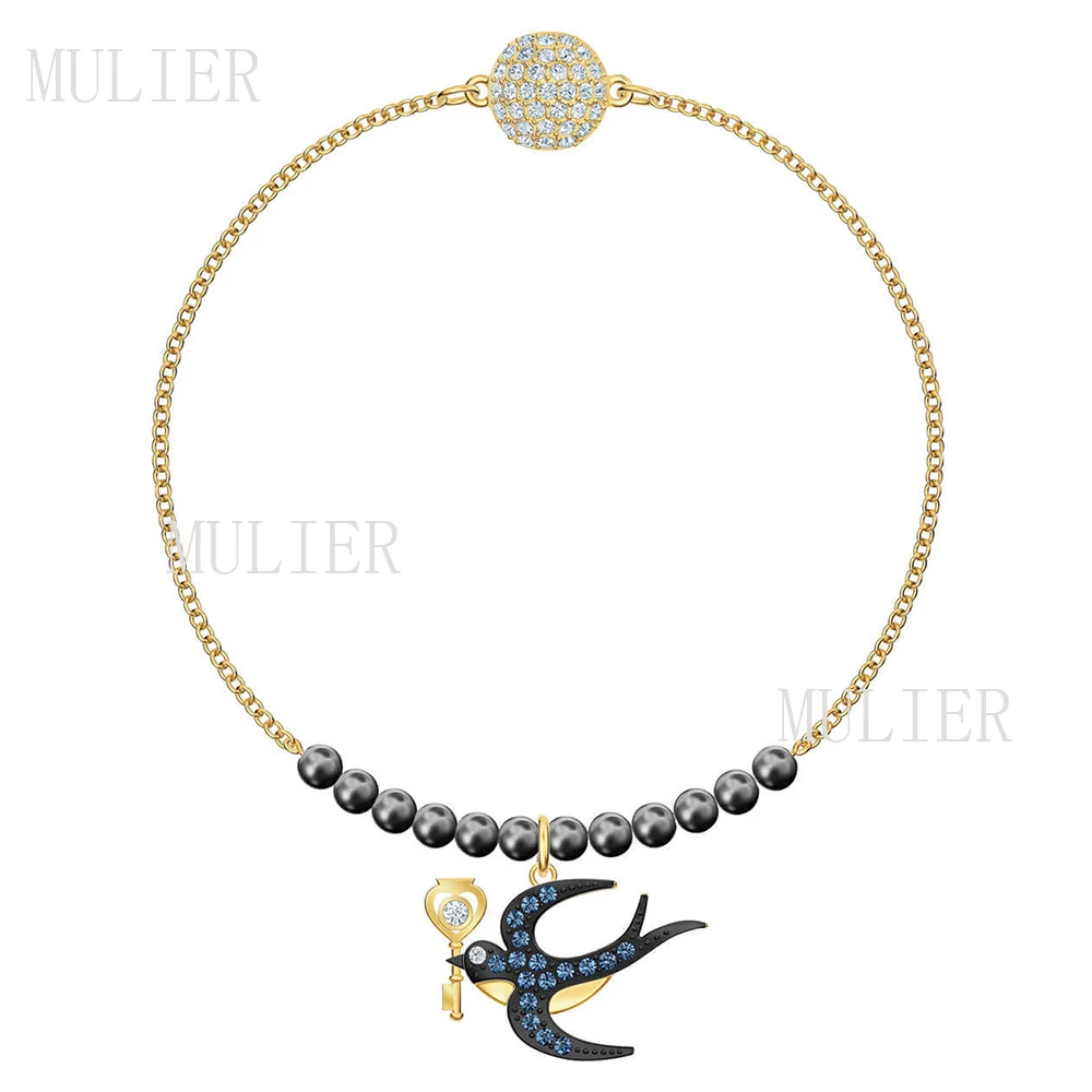 MULIER Мода Высокое качество SWA. Remix красивый браслет с ласточкой подарок идеальный выбор браслета 5511085