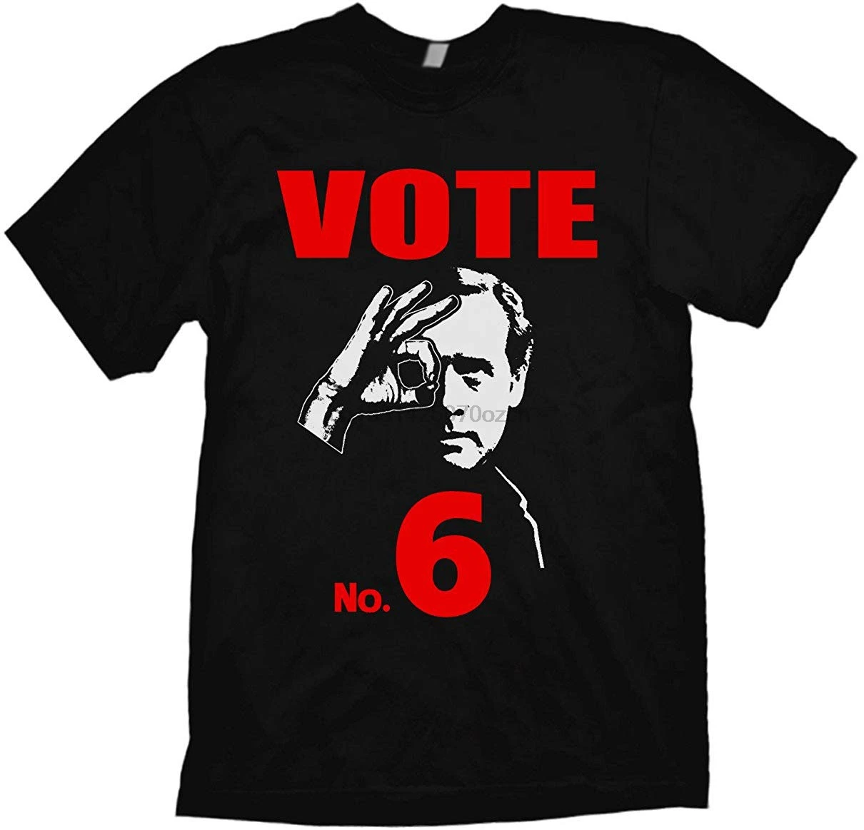 Футболка для заключенного мужская женская Vote 6 вдохновленная 1967 Патриком