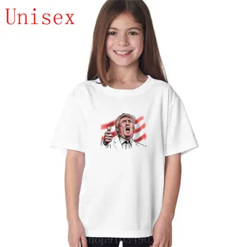 

Donald John Trump good 2020 hot Summer New Style Short Sleeved Girls boys Cotton boys clothes teen girls clothing