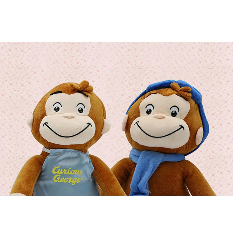 Curious George Plush Doll Animal Boots Monkey orangutan Plush Stuffed Toys For Boys and Girls