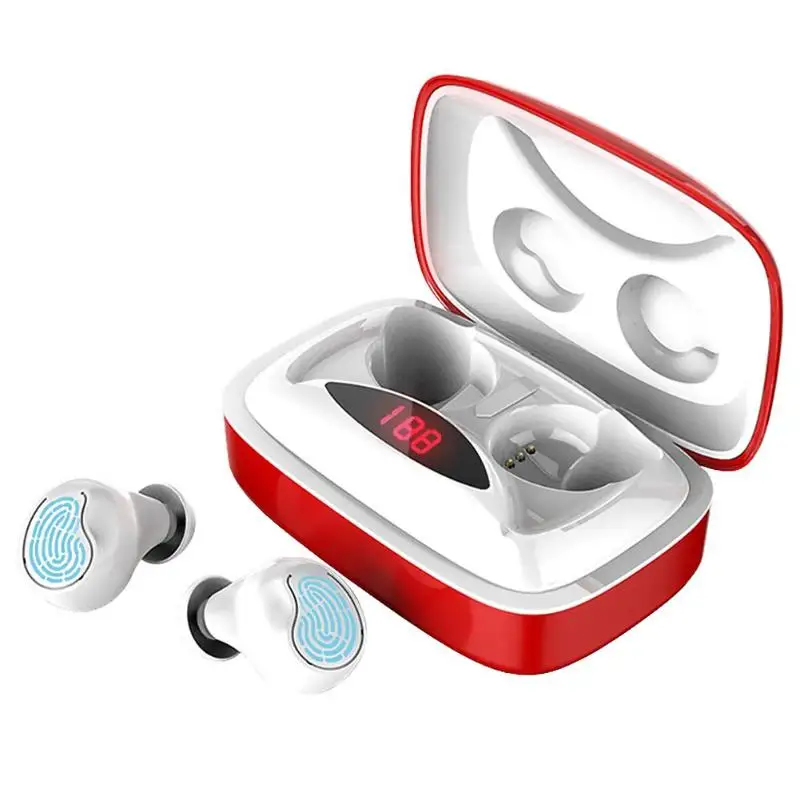 X29 TWS bluetooth 5,0 наушники, мини беспроводные наушники с 2000 мАч зарядным устройством, шумоподавляющая Спортивная гарнитура - Цвет: C