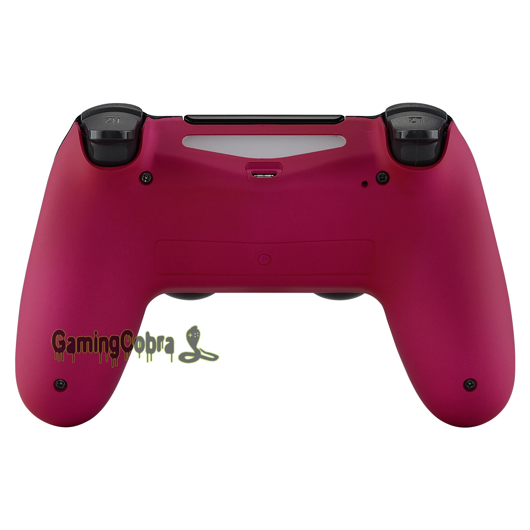 Красная роза Soft Touch Нижняя оболочка запасная часть для PS4 тонкий поляризационный фильтр Pro контроллер JDM-040 JDM-050 JDM-055