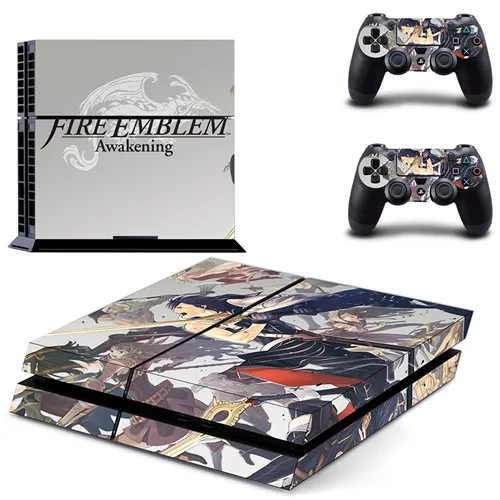 KPTM1893 Огненная эмблема наклейка для PS4 наклейка для DualShock playstation 4 консоль и 2 контроллера наклейка для PS4 виниловая наклейка - Цвет: KPTM1893