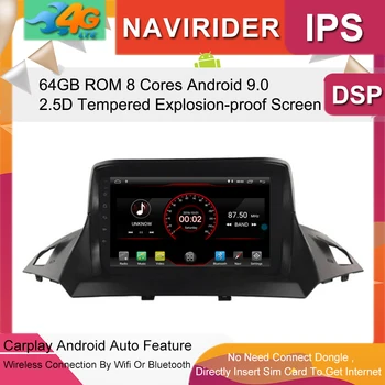 

Built in 4G Lte car Intelligent navigation tape recorder 9.0 android car gps radio multimedia player for ford Kuga c-MAX 2014