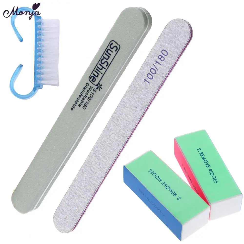 5 шт. набор инструментов для дизайна ногтей щетка удаления пыли Полировка Ногтей