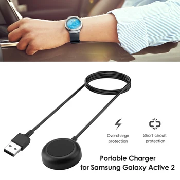 

Watch USB Charger Smart Watch Charging Dock for Samsung Galaxy Active 2 R500 R820 R830 Portable Sports Watch USB Charger