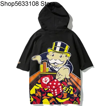 

Plus Fat plus Loose Lian Cap Big Size Top Super Large Size Fat Brother Short Sleeve T Shirt