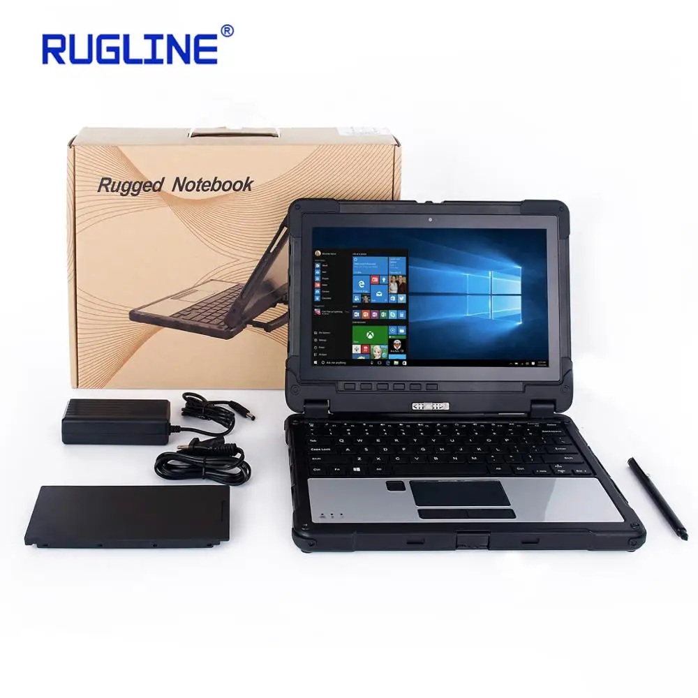 Robuste Notebook Wasserdicht Laptop Computer Military Tablet PC Windows 10 Home 116 