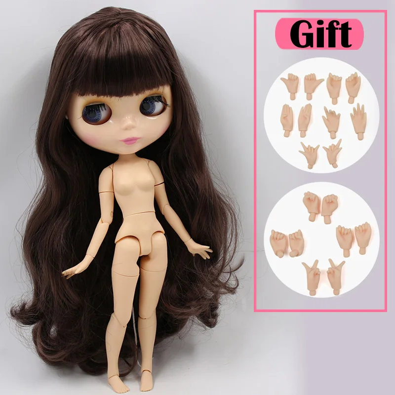 ICY DBS Blyth doll No.3 glossy face oily bobo hair natural skin joint body 1/6 BJD special price toy gift 8
