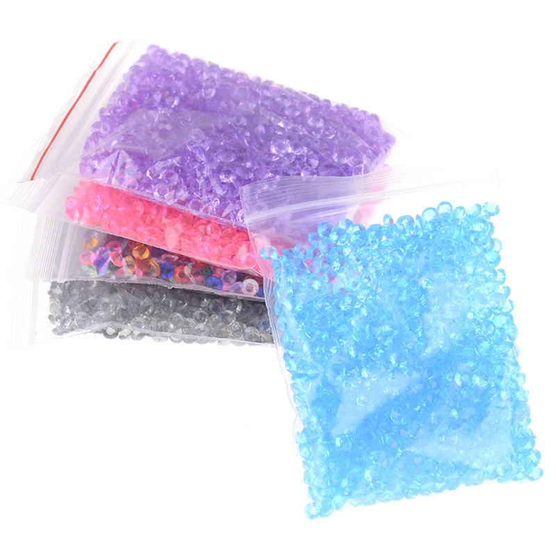 1000pcs Fake Crystal Gem Vase Garden Stone DIY Diamond Nail Phone Case Table Confetti Colorful Crystal Garden Decorative Pebbles 1000pcs Fake Crystal Gem Vase Garden Stone DIY Diamond Nail Phone Case Table Confetti Colorful Crystal Garden Decorative Pebbles