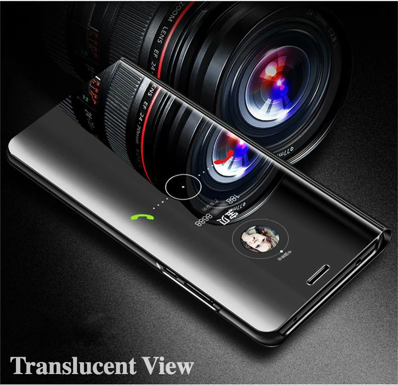 Сияния для Realme 5 Pro Чехол-подставка с откидной крышкой и держателем для зеркала заднего вида для Realme для детей возрастом 2, 3, 5, iPad Pro противоударный Realme 3i C1 C2 U1 X XT чехол