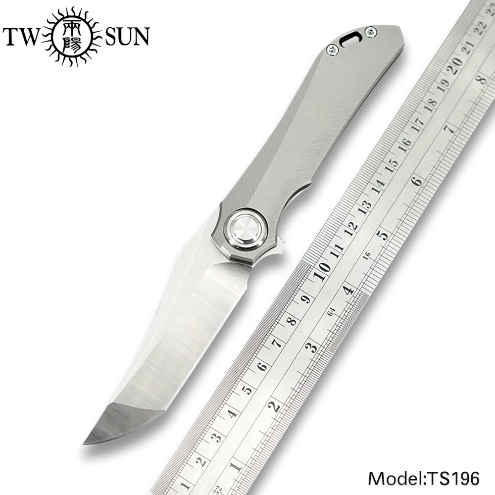 Складной карманный нож TWOSUN TS196 тактический Клинок с лезвием M390 для охоты