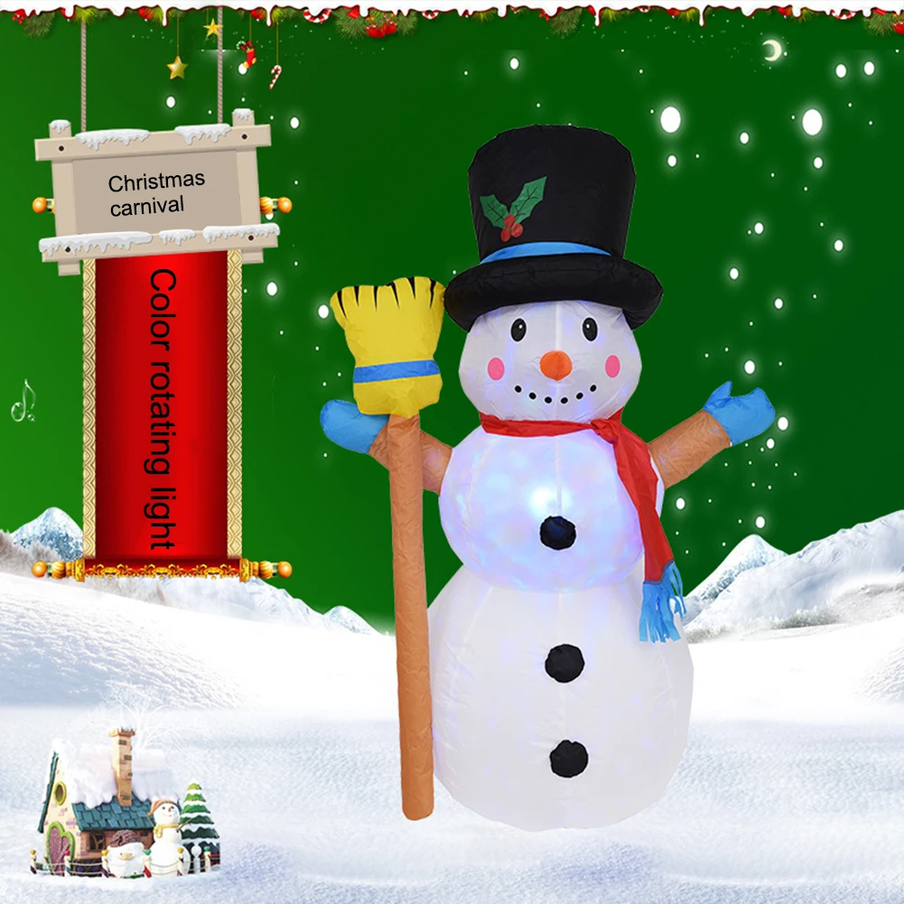 120/160 см Рождественский Снеговик надувная кукла дерево веточка Санта-Клаус Рождественское украшение, подарок для дома украшения гостиной