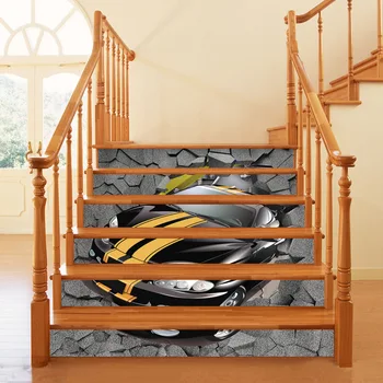 

Adams Can Automobile Clothes The Stone Wall Personality Home Furnishing Decoration Since Paste Stairs Sticker Decoration
