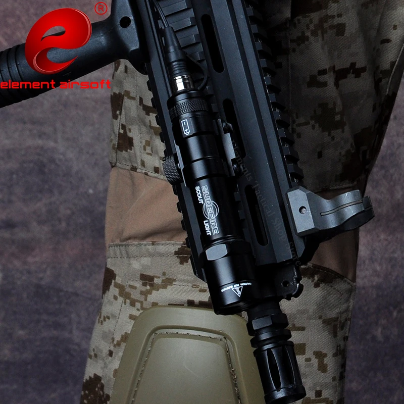 Element Airsoft тактический фонарь вспышка светильник Surefir M600 Охота вспышки светильник 470 люмен суперяркие Surefir M600B Книги об оружии светильник