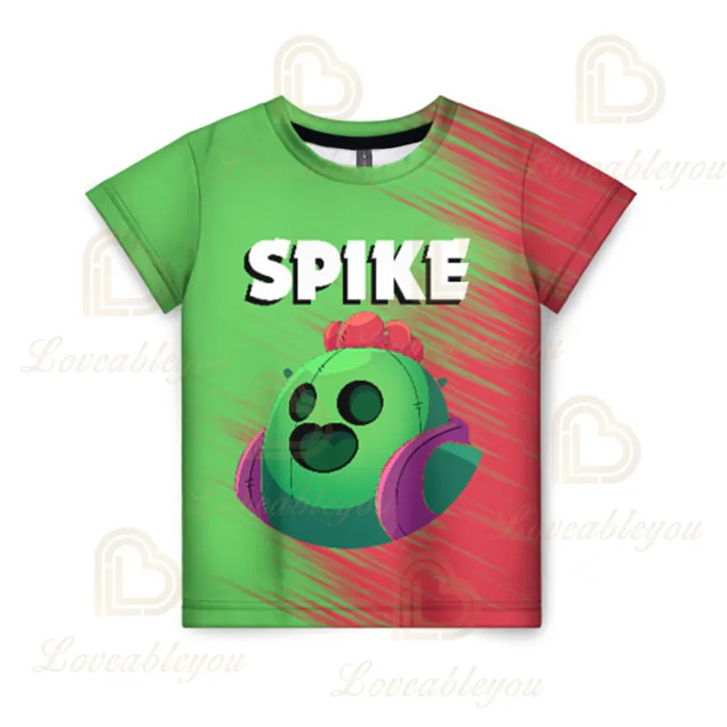 

2021 Boys Girls Shoot Children's Crow Shoot Game 3D Print T-shirt Womens Clothing Shirtss Star Women Kids Leon Tops