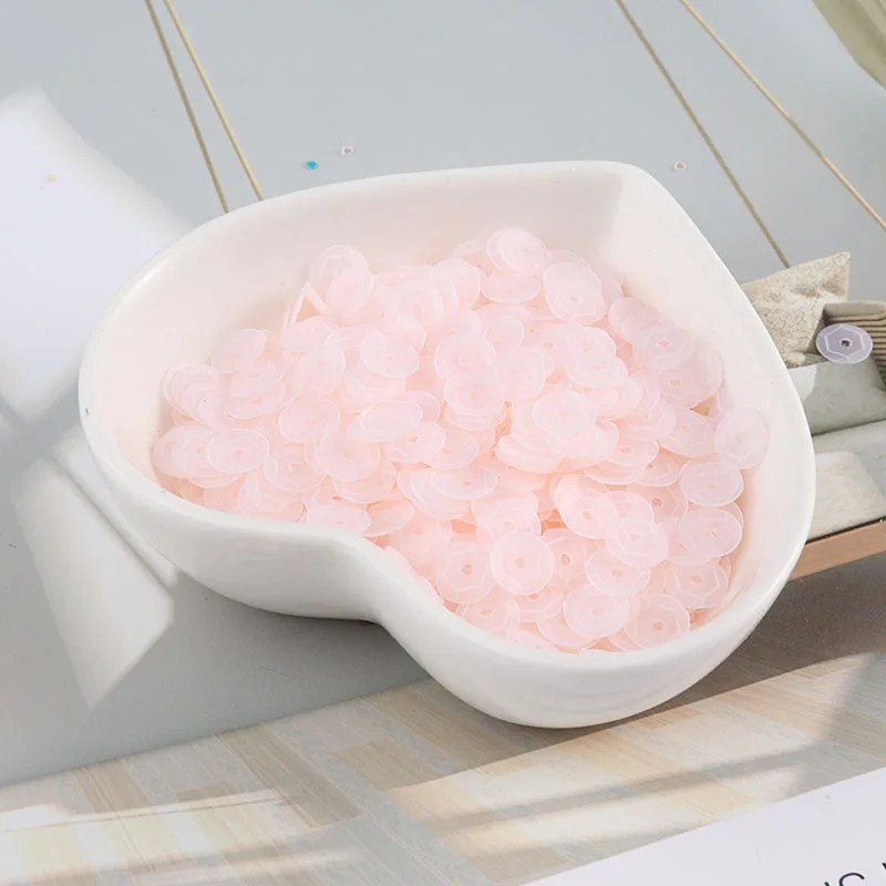 6mm Pink Series Sequin PVC Round Cup Sequins Paillettes Sewing Wedding Craft Women Garments Accessories 720pcs sequins for crafts sequin embroidery accessories sequin sewing accessories sequins accessories sequins jewelry accessories