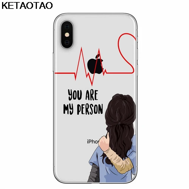 KETAOTAO Бетти и Вероника дружба Грей Анатомия чехол для телефона s для iPhone XS XR 11 Pro Чехол кристально чистый мягкий TPU чехол s - Цвет: Бежевый
