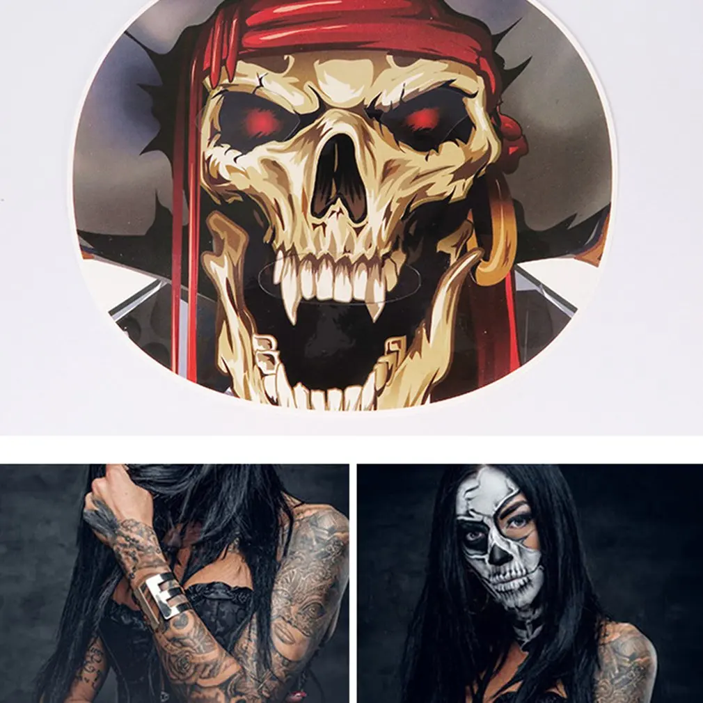 Creative Tattoo Sticker Customized Face Environmental Water Transfer Party Halloween Sticker Decorative Tattoo Sticker