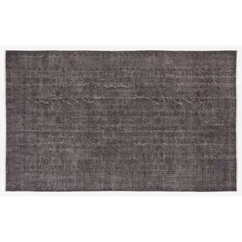 

Handmade Gray Vintage Overdyed Turkish Area Rug 167x274 Cm-5'6''X8'12''