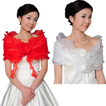 

Bridal Shawl Wedding Jacket Wrap White Red Ivory Party Seersucker Shrug Bridal Coat Bride Wrap Wedding Accessories Shawl