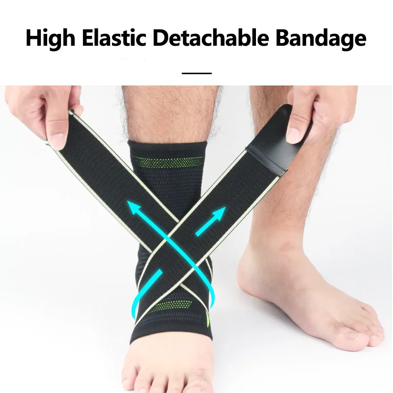 1 Pair Protective Football Ankle Support Basketball Ankle Brace Compression Nylon Strap Belt Protector ankle support ankle support brace