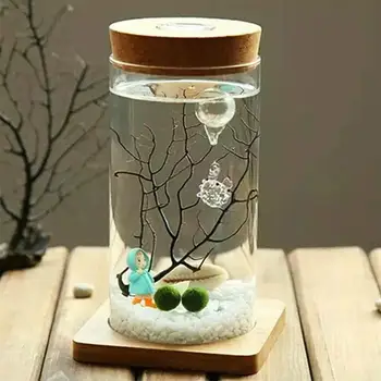 

Romantic Night Light Room 15*8*8cm NEW Gifts Ecology Box Lamp Luminous Decoration Straight Glass Bottle Colorful Gradient