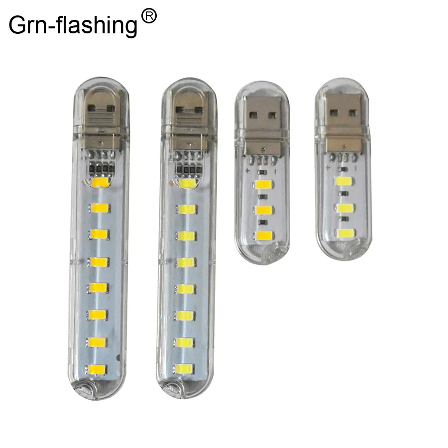 Мини USB светодиодный светильник лампа для чтения книг кемпинга ПК ноутбуков