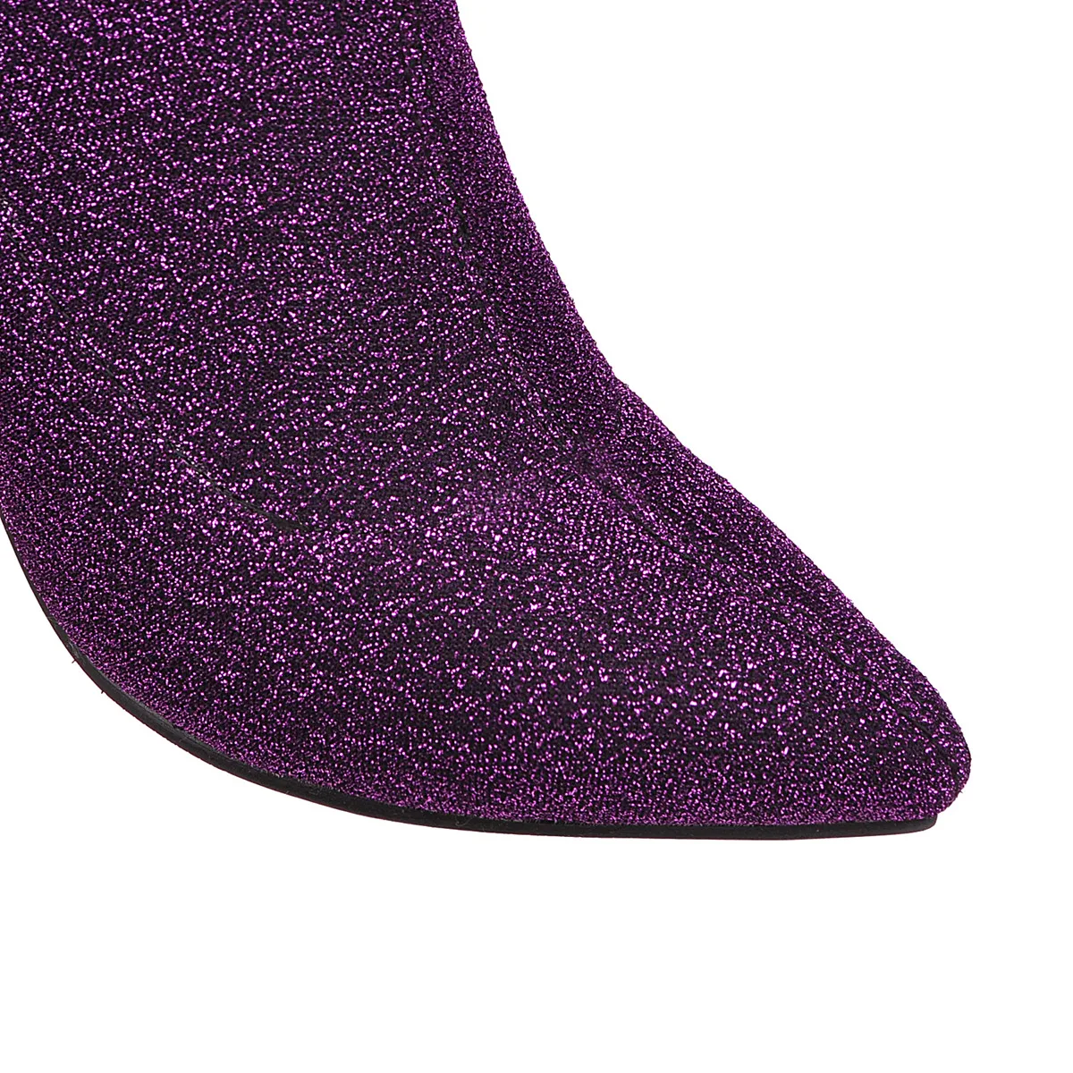 Lucyever/ г. Женские ботфорты выше колена обувь на высоком квадратном каблуке женские зимние универсальные пикантные женские высокие сапоги размер 34-48