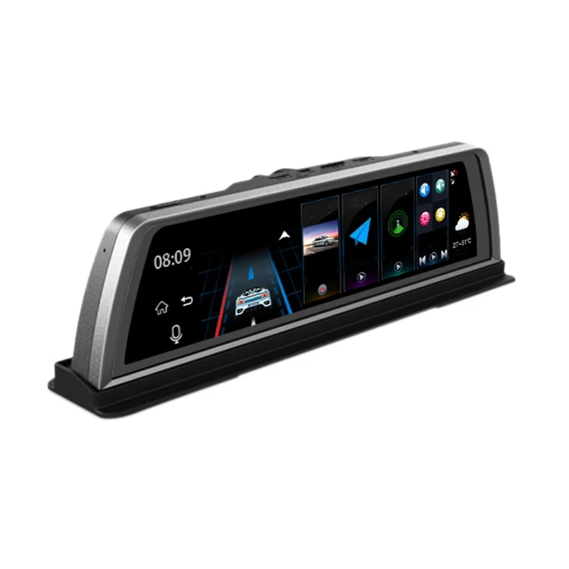  Auto Dvr 4 Objektiv Kameras 4G ADAS Auto Dvr Android GPS Dash Cam Wifi 10 Zoll HD Presse Bildschirm