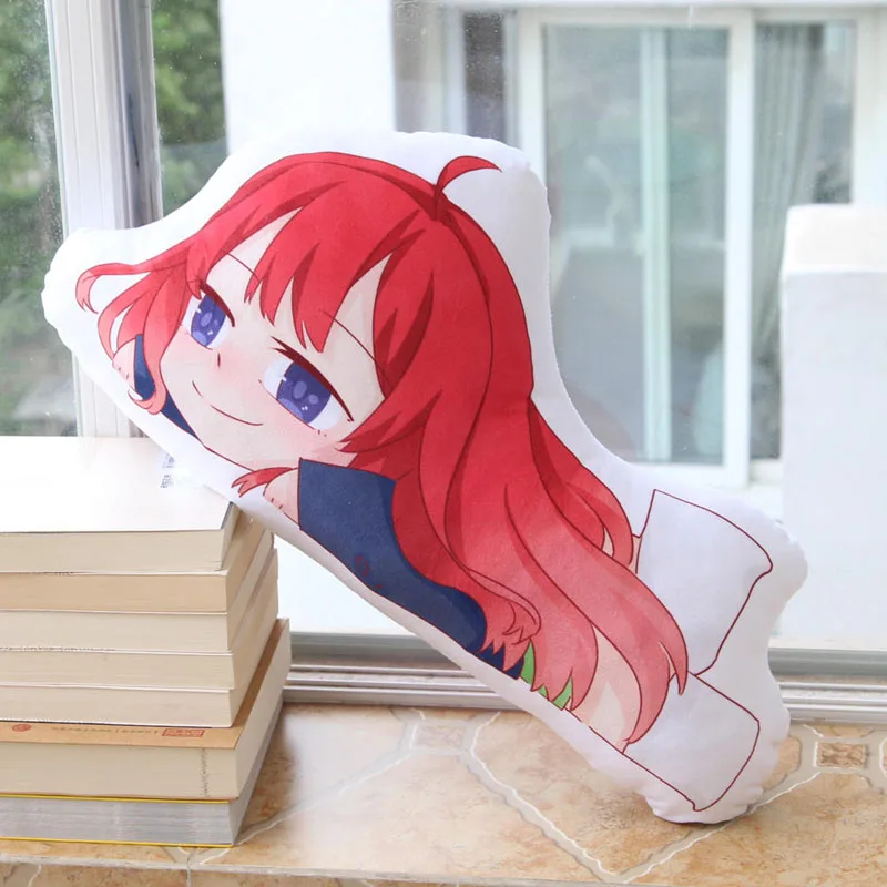 Милая плюшевая подушка с рисунком из мультфильма Nakano Miku Ichika Nino Yotsuba Itsuki, Япония, аниме quintestintial Quintuplets, подушка для дивана