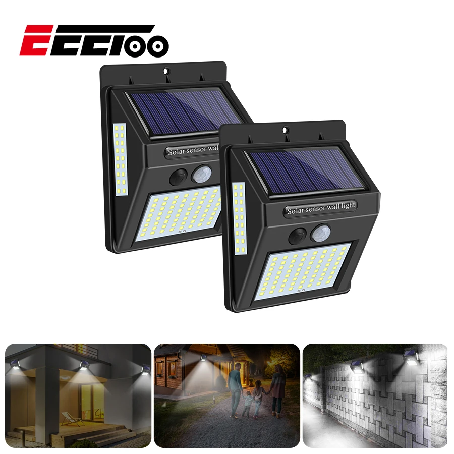 Светодиодный ночник EeeToo уличная лампа на солнечной батарее настенный светильник