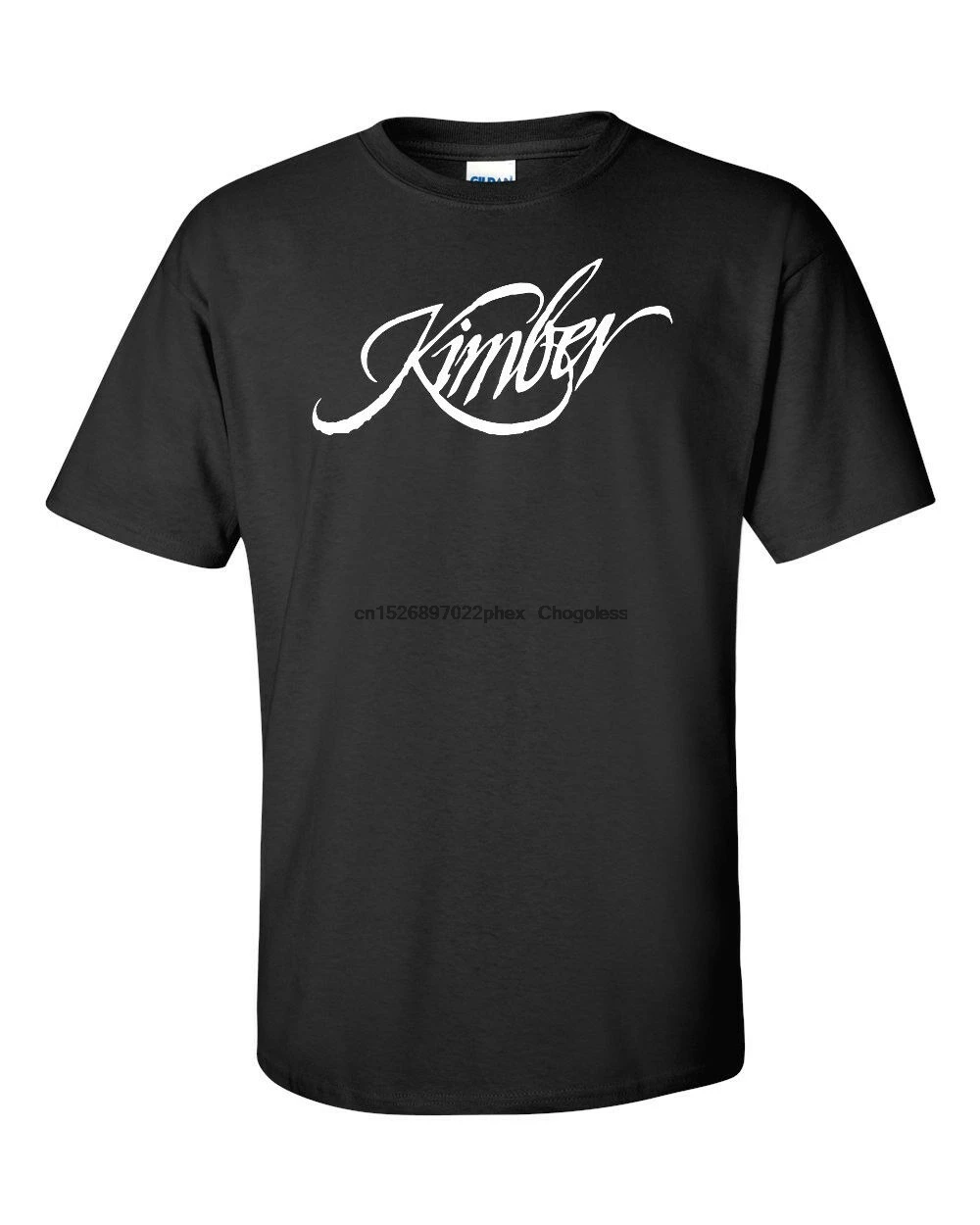 Футболка Kimber с белым логотипом футболка для оружия новинка (1) |